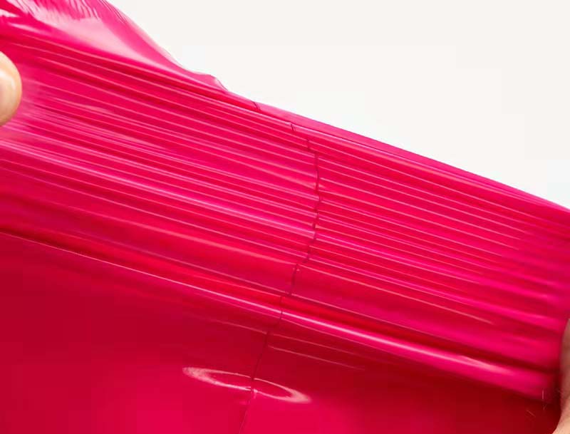 金台玫红色快递袋-05