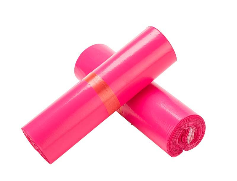 金台玫红色快递袋-02